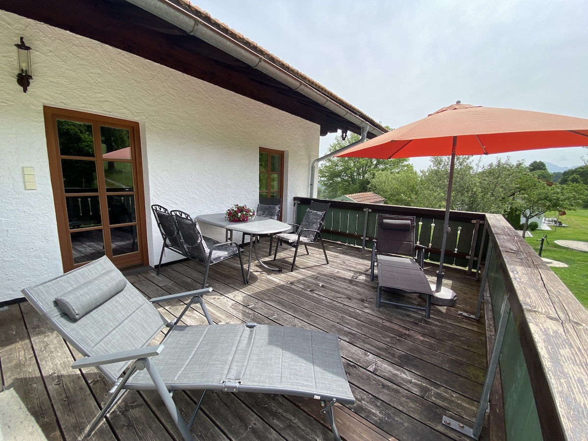 Ferienwohnung Jagdhäusl Terasse 1